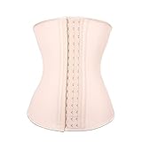 shapewear slip MATERIAL - Waist Cincher aus 96% Polyester & 4% Spandex sowie 100% Latex. Diese hochwertige Materialmischung unseres Unterbrustkorsetts sorgt für das perfekte Waist-Training und eine schlanke Taille! Alleine das Tragen ist Training für eine schmale Taille! Die 9 Stahl-Stäbchen legen sich optimal an den Körper einer jeden Dame an für ein sensationelles Feeling und angenehmen Komfort!