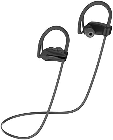 SHOWKOO Bluetooth Headphones for Running with Microphone Wireless Earbuds Sport IPX7 Waterproof Earphones 10 Hours Battery Headsets Workout Best Audifonos