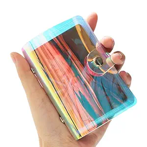 2x3 One-Handed Kpop Photocard Holder Book, Card Sleeves Card Holders for Kpop Photocards, Photocard Sleeves for Trading Cards(36 pockets)