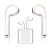 Produktbild Wireless Headset Stereo Headset Bluetooth Headset mit Mikrofon Mini In-Ear Kopfhörer Kopfhörer Sport Kopfhörer Lade Box Kompatibel mit iPhone X 8 7 6 Plus Samsung (Weiß-1)