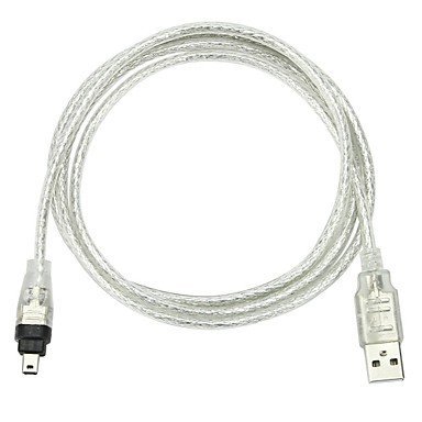 USB-Stecker auf IEEE 1394 4 Pin Stecker ilink Adapterkabel Kabel für SONY DCR-trv75e DV Firewire-Eingang - 5