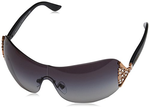 Bvlgari Unisex Adults’ 6061 Sunglasses, Black (Pink Gold), 1