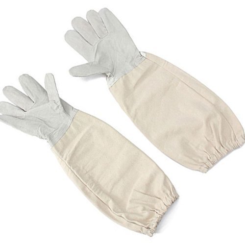 G2PLUS Imker-Handschuhe Ziegenleder Imkerhandschuhe mit Belüfteten Handgelenken 48CM Perfekt für den Einsteiger Beekeeper - 4
