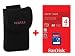 Produktbild Pentax Neopren Tasche + 4 GB SanDisk Speicherkarte für Pentax Optio Digitalkameras: S1, LS465, CX6, RS1000, RS1500, H90, M90, E90