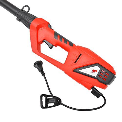 HECHT 3-in-1 Multitool 690 Heckenschere + Rasen-Trimmer + Hochentaster Multifunktionsgerät (900 Watt, inkl. Aufsätze: Strauchschere, Ast-Säge, Freischneider) - 7