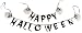 Produktbild Talking Tables SKEL-HWEENGARLAND Skeleton Crew Happy Halloween Girlande 3 m, Pappe, mehrfarben, 12.56 x 28.99 x 12.56 cm