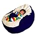 Navy Luxury Cuddle Soft Gaga© Baby Bean Bags