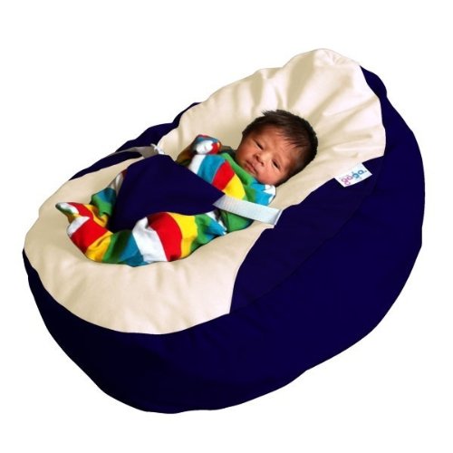 Navy Luxury Cuddle Soft Gaga© Baby Bean Bags