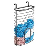 bolsa metalizada para cafe MEDIDAS COMPACTAS: Con medidas de 20,3 cm x 11,4 cm x 38,1 cm, este organizador de armarios se coloca en cualquier puerta de hasta 1,9 cm de grosor y también puede colgarse dentro de un armario.