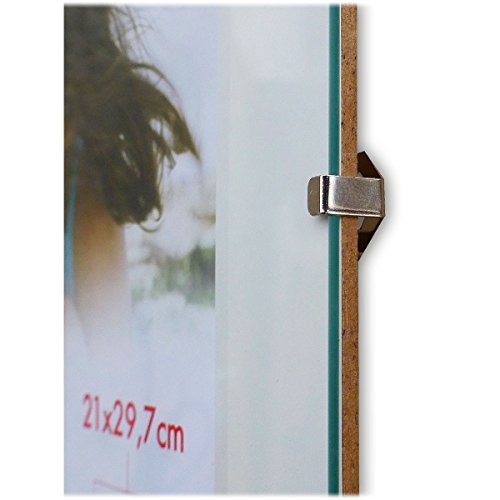 10x Rahmenloser Bilderrahmen Bildhalter Cliprahmen 21×29 - 2