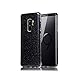 Produktbild Homikon Bling Glänzend Glitzer Strass Silikon Hülle TPU Tasche Handyhülle Pailletten Kirstall Clear Weiche Schutzhülle Stoßdämpfend Soft Case Cover Etui Kompatibel mit Samsung Galaxy S9 Plus - Schwarz