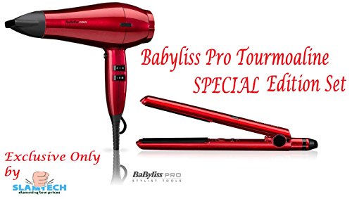 babyliss straightener and hair dryer set