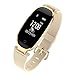 Produktbild HOMECCLL Smart Armbänder Fitness Armband Pulsmesser Fitness Armband Band Geschenk für Dame für IOS Android Phone,Gold