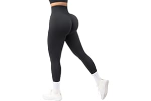DOULAFASS Women Butter Seamless Leggings Yoga Pants High Waisted Tummy Control Sports Workout Gym Leggings