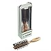 Kent Brushes Finest Half Radial Cherry Wood Black Bristle Brush for Ladies