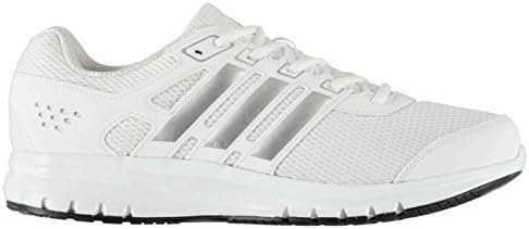 adidas Duramo Lite Trainers Mens White/Silver Athletic Sneakers Shoes (UK10) (EU44.7) (US10.5)
