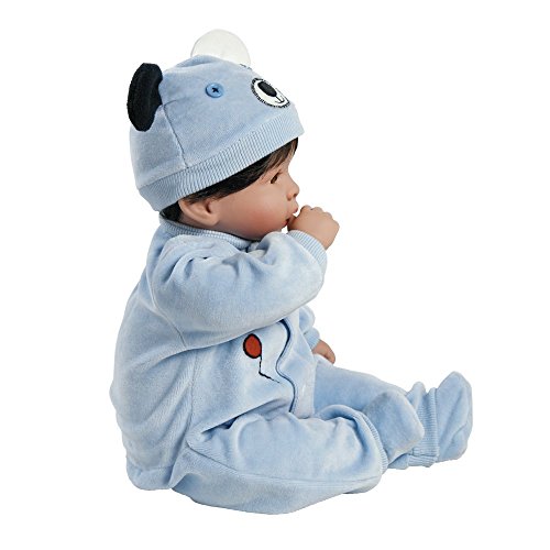 Paradise Galleries Reborn Doll Lifelike Realistic Soft Vinyl Weighted 43cm Baby Boy Gift 