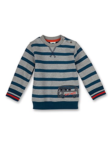 Sanetta Baby-Boys 123794 Sweatshirt, Multicoloured (Eclipse 50102), 6-9 Months (Manufacturer size: 74)