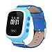 Produktbild Deutsch Menü Kinder Smart Watch | Smartwatch| Armbanduhr | GPS, Telefon, Sprachnachrichten, Standortlokalisierung per App, Ortung, Tracker | Kinder Uhr GPS Tracker SOS Alarm Anruffunktion (Blau)