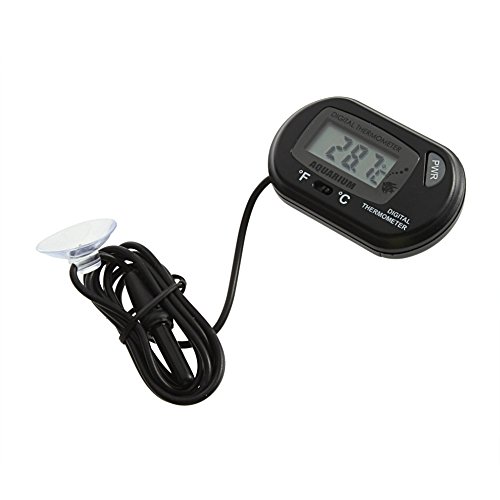 Preisvergleich Produktbild Mouchao LCD Digital Aquarium Thermometer Wasserterrarium KOSTENLOSE Zusatzbatterien