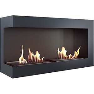 Bio Ethanol Fireplace Lecce Left Bio Ethanol Wall Fireplace 900