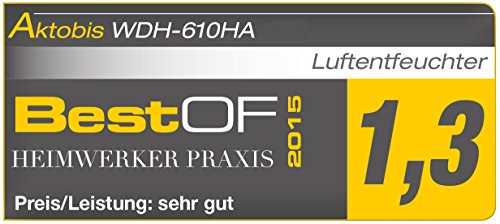 Aktobis Luftentfeuchter, Raumtrockner WDH-610HA (bis 12 L/T) - 3