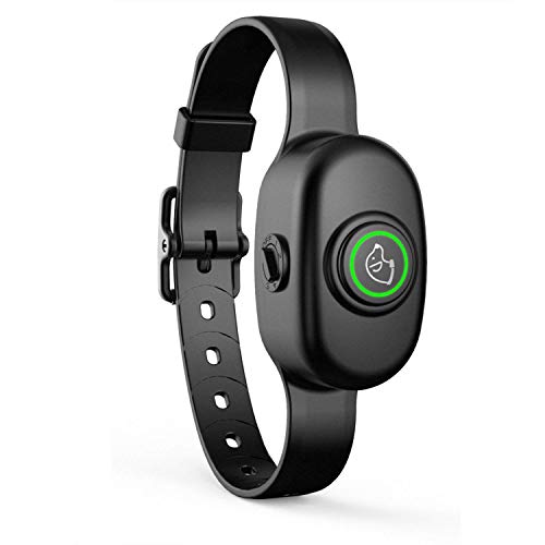 TZLong Collier de Dressage pour Chien Automatique Etanche Rechargeable Collier Anti Aboiement pour Petit Moyen Gros Chien avec 5 Niveaux Ajustables Vibration et Sensibilité 18-60cm Sangle Réglable