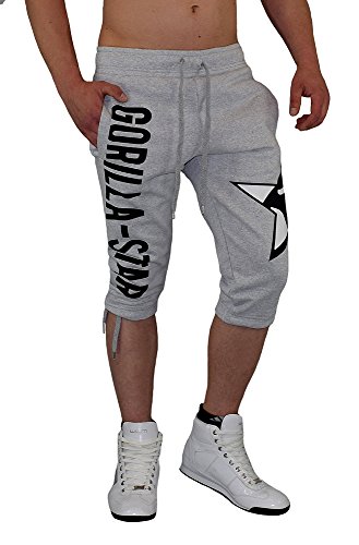 Gorilla-Star Herren Sporthose-Short in ultra angesagtem Style und tollen Farben XS - 4XL