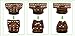 Alva Baby 6pcs Pack Pocket Washable Adjustable Cloth Diapers Nappies + 12 Inserts (Boy Color) 6BM99