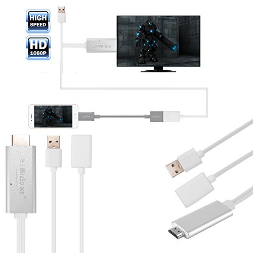 XCSOURCE® 1m Mirascreen MHL USB zu HDMI HDTV 1080P Adapter Kabel für Samsung Galaxy S5 S4 S3 Note5 4 3 AH319 - 3