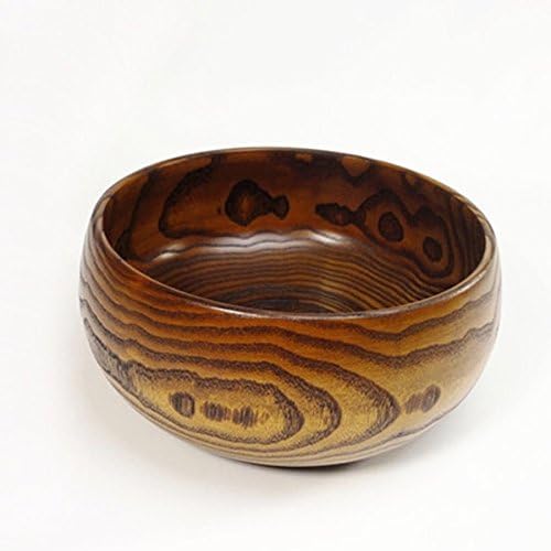 Beautiful Furniture Kitchen Wood Salad Bowl Fruit Bowl Wooden Bowls Fruit Tray Children's Bowl Snack Dish Candy Dish generous ( Size : 16*7.2CM )