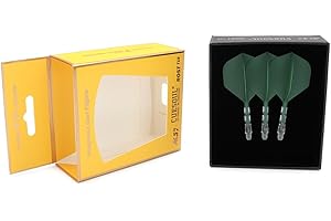 CUESOUL Rost T19 Manche et vol de fléchettes intégrés, Forme Standard, Lot de 3