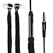 Produktbild In-Ear-Kopfhörer Schnürsenkel Stereo Headset Mit Mic 3,5 mm Holeider (Schwarz)
