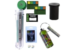 ‎GEO-VERSAND Geocaching Paket 13 Teile - 4 Verstecke Micro Nano Micno Filmdose Petling mit Logbuch und Logstreifen Starter Set
