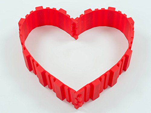 IBESTWIN 4Pcs DIY Nonstick Silikon Backform Cake Mould Magic Bake Snake Backen Kuchenform Set (Herzform, Rund, Blume, quadratisch ) - 7