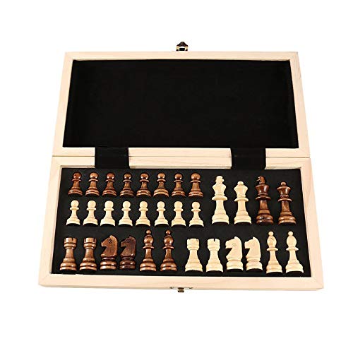 Preisvergleich Produktbild mimagogy International Chess Set Lehre Wettbewerb Chessman Massivholz Schachbrett