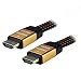 Produktbild MCL mc385gp-2 m 2 m Stecker auf Stecker High Speed Flat HDMI Nym Ethernet Kabel
