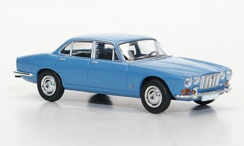 Preisvergleich Produktbild Jaguar XJ 6, hellblau, LHD, Modellauto, Fertigmodell, Brekina Starmada 1:87