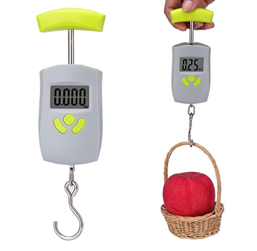 Preisvergleich Produktbild Tonsee Hohe Präzision 50kg / 10g LCD Digital hängende Gepäck Elektronische Waage