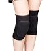 Produktbild ITODA Knieschützer Kinder Knieschutz Sport Kniebandage für Junge Mädchen Elastische Kniestütze Knieschoner mit Sicherheit Schwamm Knieprotektor Unterstützung für Rollschuhe Tennis Radsport Schwarz M