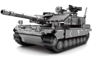 TIRFF Carro armato militare WW2 Tank, 898 Pezzi Tank Militare Blocchi da costruzione con 4 Figurine, Carro armato Gioco di Costruzione, Oggetti da Collezione Esclusivi