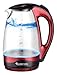 Produktbild Turbotronic ZL-LED03 LED Wasserkocher, rot, 1,8 l, 2.200 W