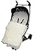 Broderie Anglaise Footmuff/Cosy Toes Compatible with Silver Cross Sleepover White