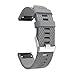 Produktbild Yeejok Fenix 5S Armband Quick Release 20mm Silicone Sport Band für Garmin Fenix 5 / Forerunner 935 Smart Watch - Grau