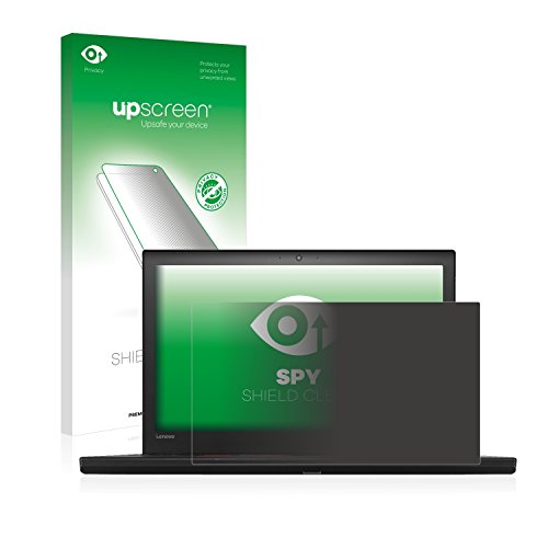 upscreen Spy Shield Clear Blickschutzfolie Lenovo ThinkPad T560 - Schutz der Privatsphäre, Kratzfest