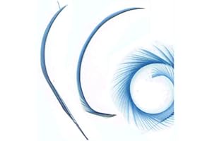 GREGORY CRAFTS & GIFTS Country Blue Biot Feathers x 3 - Millinery hat, fascinator, wedding decoration - long feathers