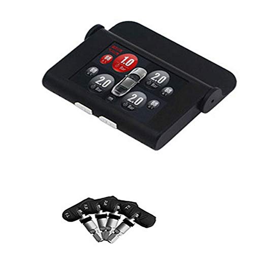 Preisvergleich Produktbild WMIAO TPMS Reifendruck- / Temperaturüberwachungssystem, 4 IP67 Externe Eingebaute / Externe Sensoren Zeigen Druck Und Temperatur In Echtzeit An,Internal