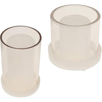 Ipotch 3d Heart Shaped Plastic Candle Mold Candle Making Moulds