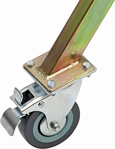 Brennenstuhl Stativ für Baustrahler / stabiles Teleskop-Stativ für Fluter (zur Aufnahme von 1 Strahler, höhenverstellbar bis 2,5 Meter) Farbe: silber - 2