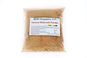 BSD ORGANICS BabyO Natural Dish wash Cleaning powder for households with babies - 400 gm